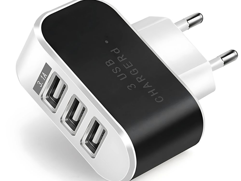 Greito įkrovimo įkroviklis 5w, 3x usb, quick charge 3.0
