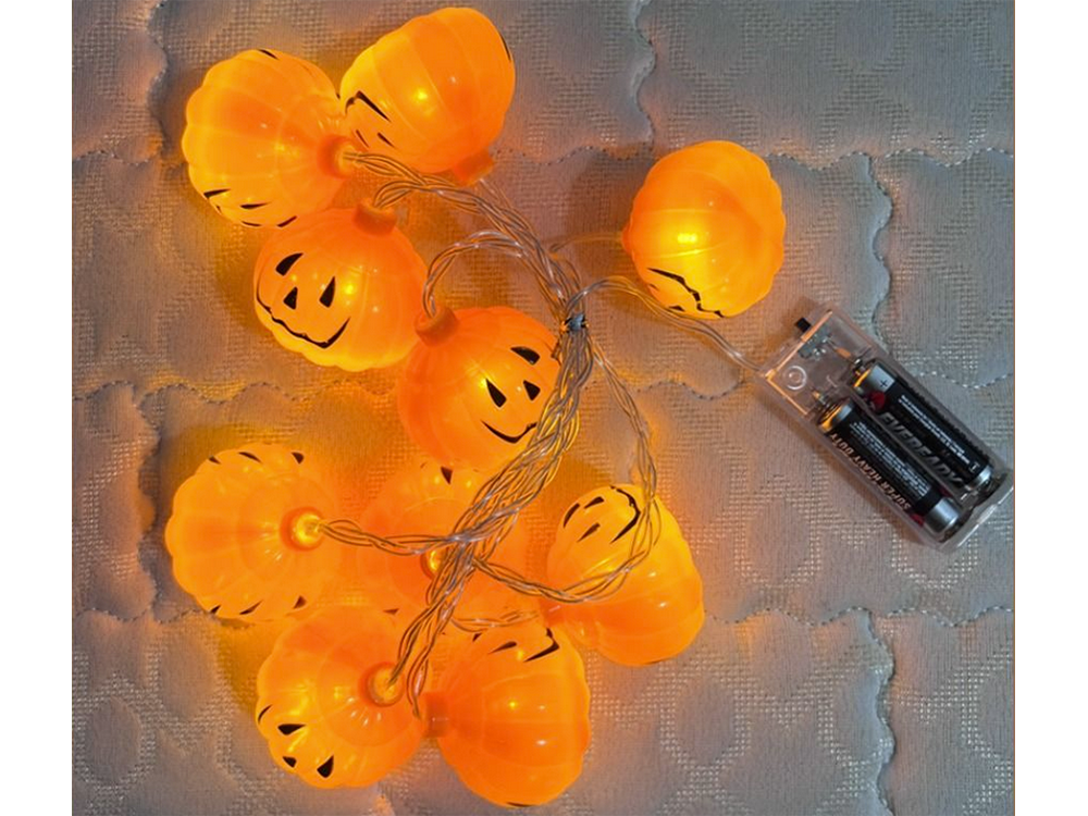Helovino girlianda su 10 led moliūgų, 200 cm