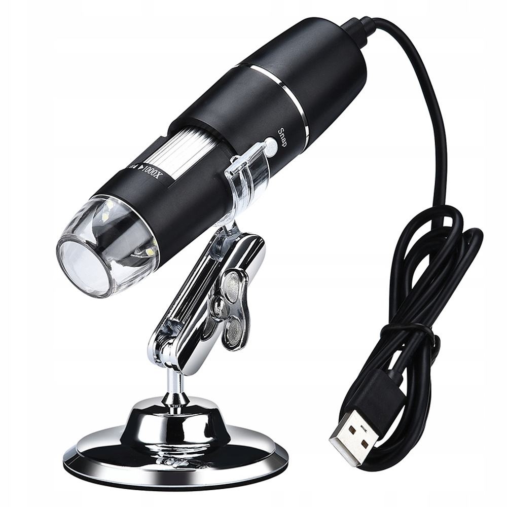 Skaitmeninis mikroskopas - trichoskopas su usb jungtimi ir 1000x priartinimu