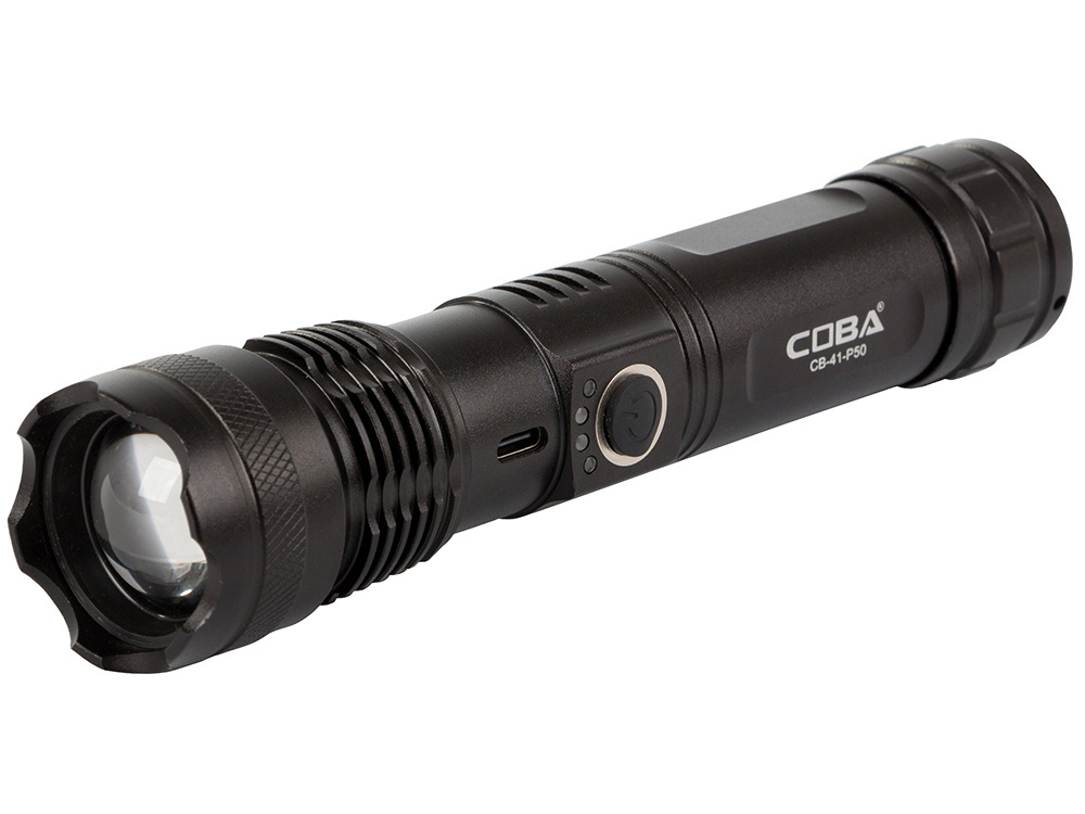 Taktinis žibintuvėlis cb-41 cree xhp50 su usb-c įkrovimu