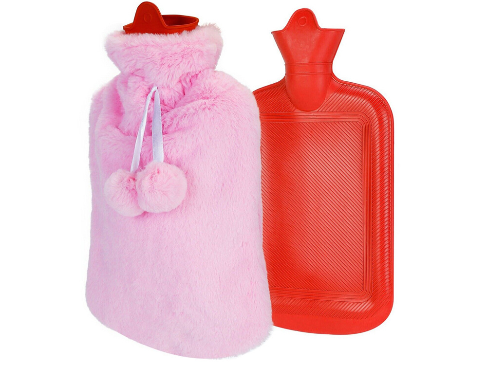 Termoforas su rožiniu užvalkalu, 1700 ml, 35x20 cm