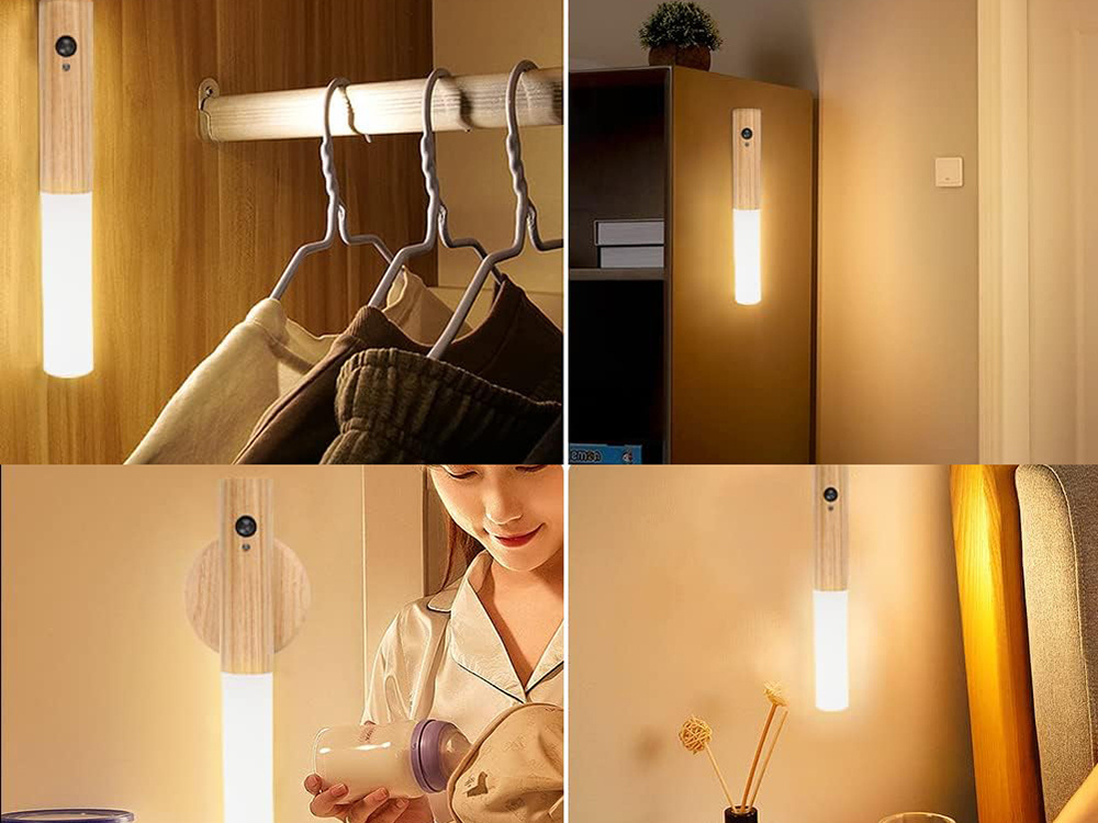 Led sieninė lempa su judesio jutikliu