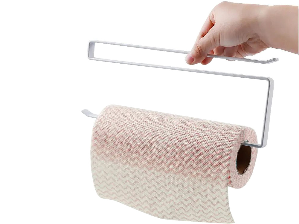 Popierinių rankšluosčių laikiklis, baltas, 25,5cm