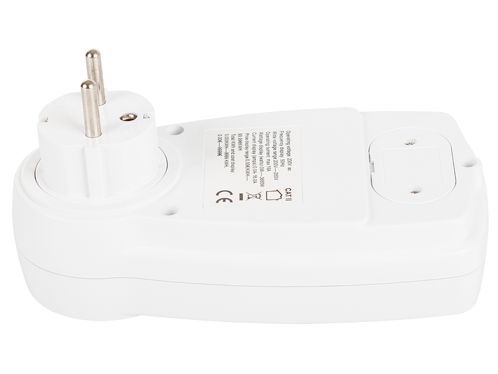 Energijos suvartojimo matuoklis su led ekranu, 16a, 3680w