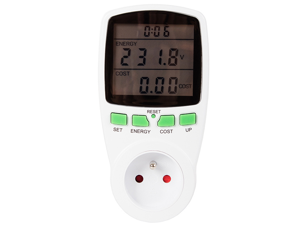Energijos suvartojimo matuoklis su led ekranu, 16a, 3680w