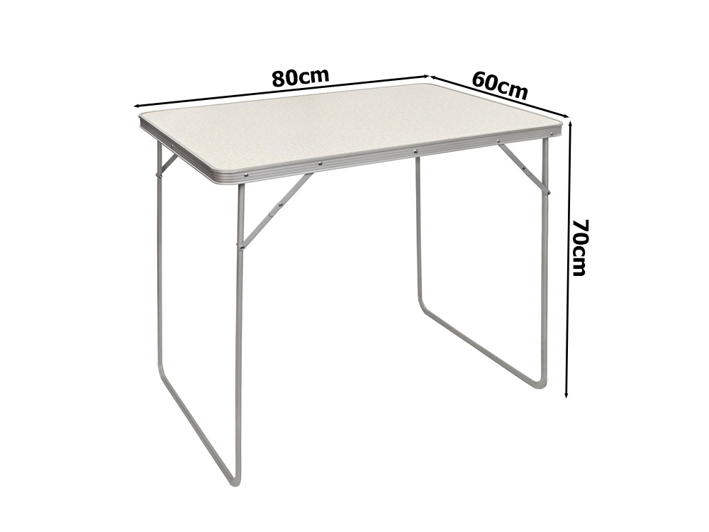Sulankstomas turizmo stalas 80x60x70 cm