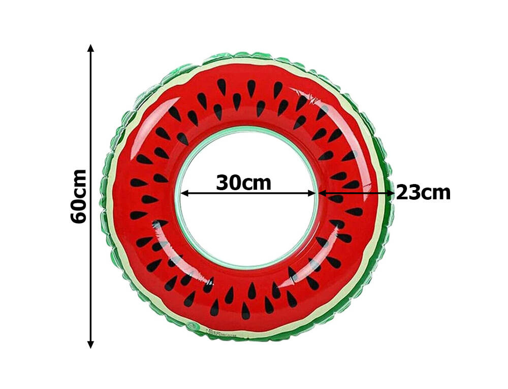 Pripučiamas plaukimo ratas intex arbūzas 70 cm