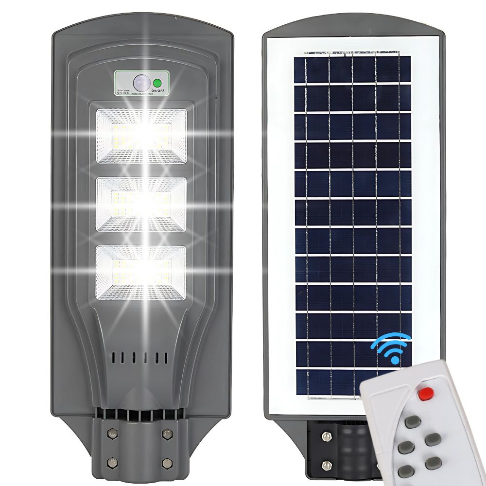 Saulės led lempa su nuotolinio valdymo pultu, ip65