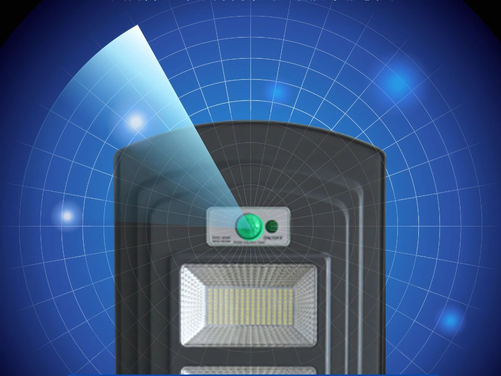 Saulės led lempa su nuotolinio valdymo pultu, ip65