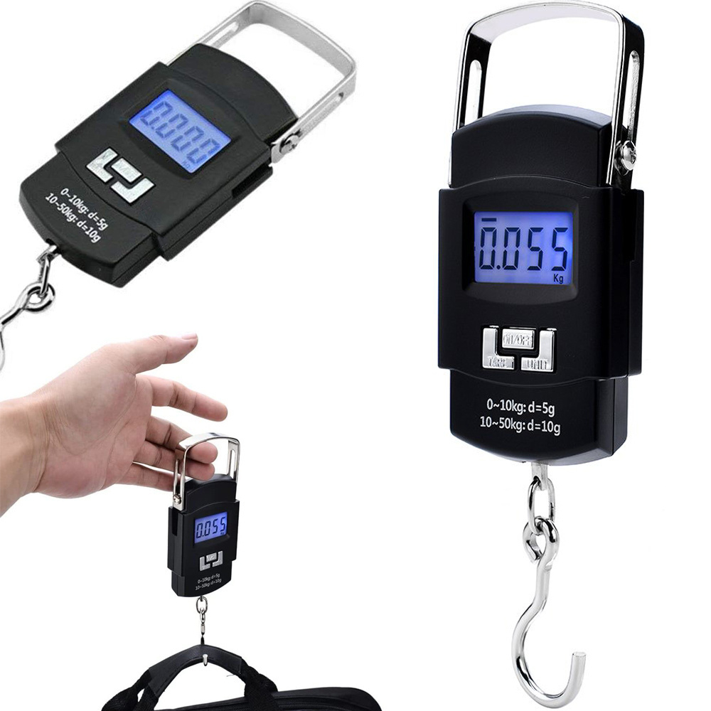 Elektroninės svarstyklės su lcd ekranu, 50 kg