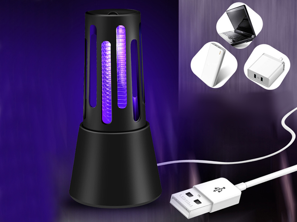 Vabzdžių naikinimo lempa 5w usb su valymo šepetėliu