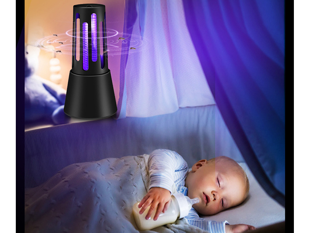 Vabzdžių naikinimo lempa 5w usb su valymo šepetėliu