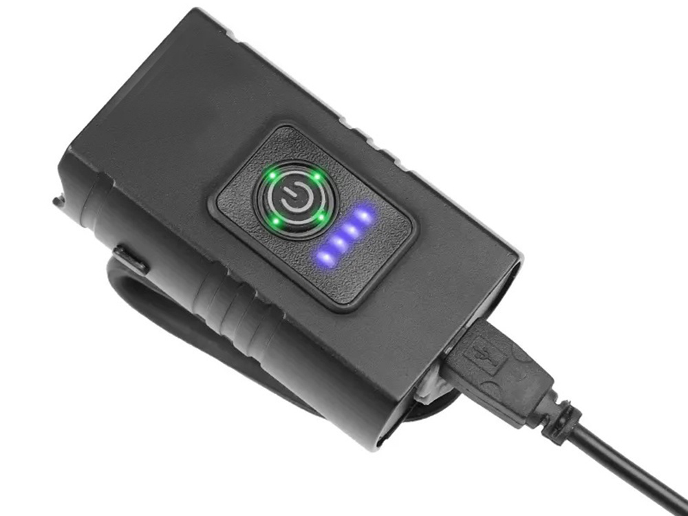 Dviračio žibintai su led t6 priekiui ir galui, usb įkrovimas