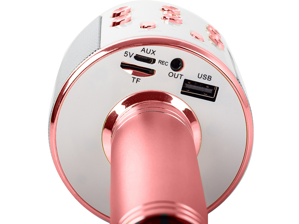 Belaidis mikrofonas-kolonėlė su bluetooth ir karaoke funkcija