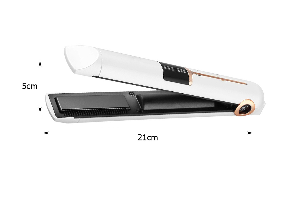 Plaukų tiesintuvas su lcd ekranu, 18w, 21cm