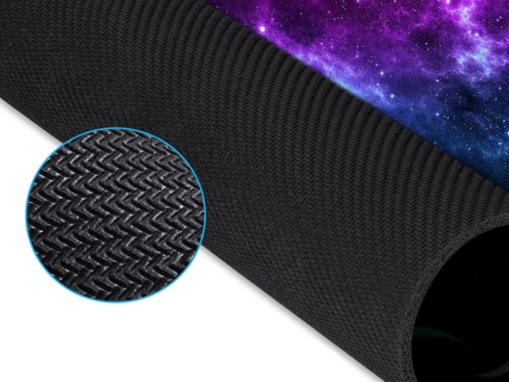 Žaidimų pelės kilimėlis xxl 80x30 cm su kosmoso grafika