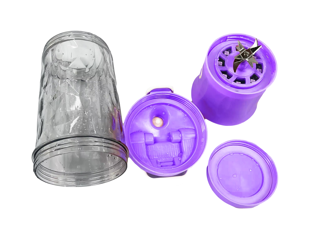Nešiojamas usb trintuvas, 600ml, violetinis