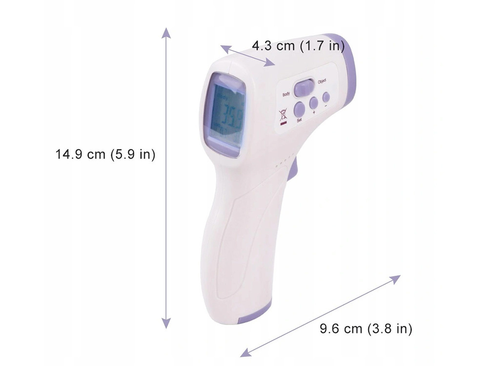 Bevielis termometras ck-t1501 su infraraudonaisiais spinduliais