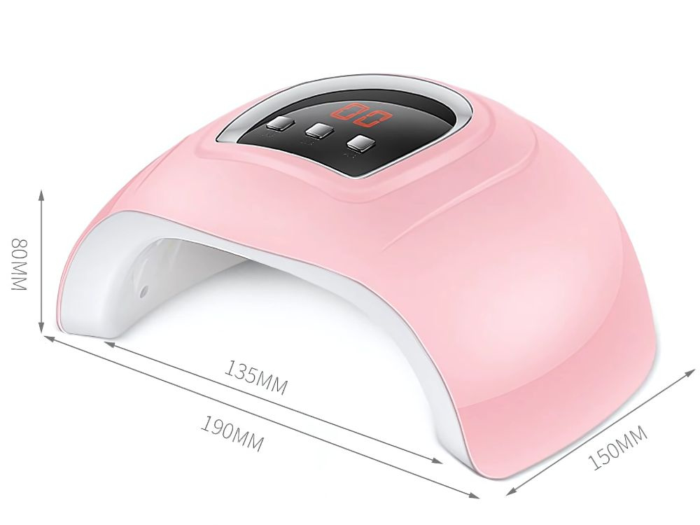 Nagų lempa su 18 led, 54w, usb