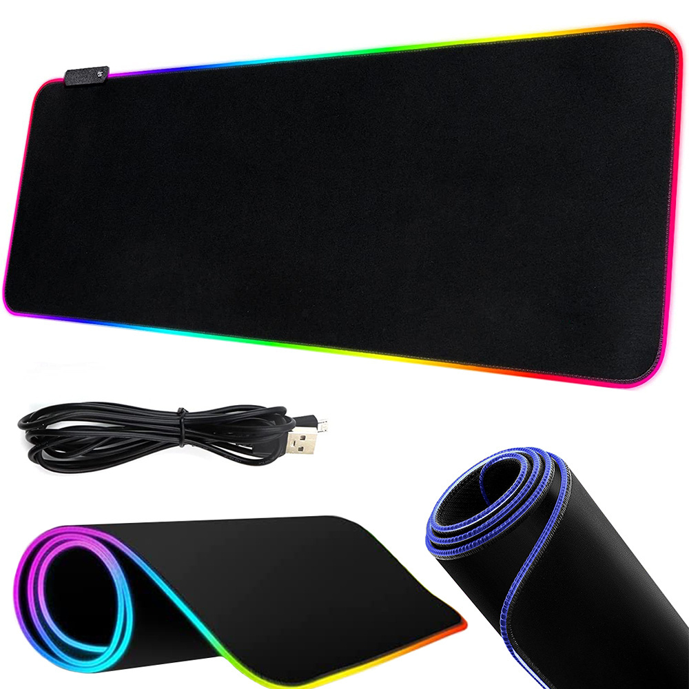 Žaidimų pelės kilimėlis su led apšvietimu xxl