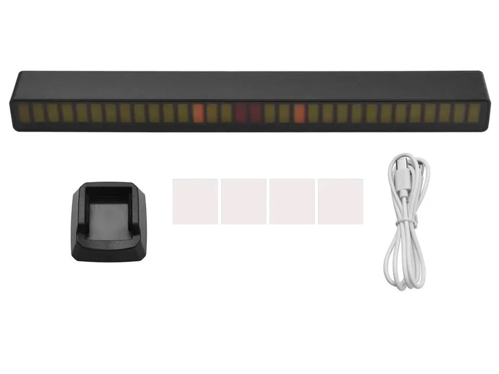 Led šviesos juosta su usb jungtimi ir garso reakcija