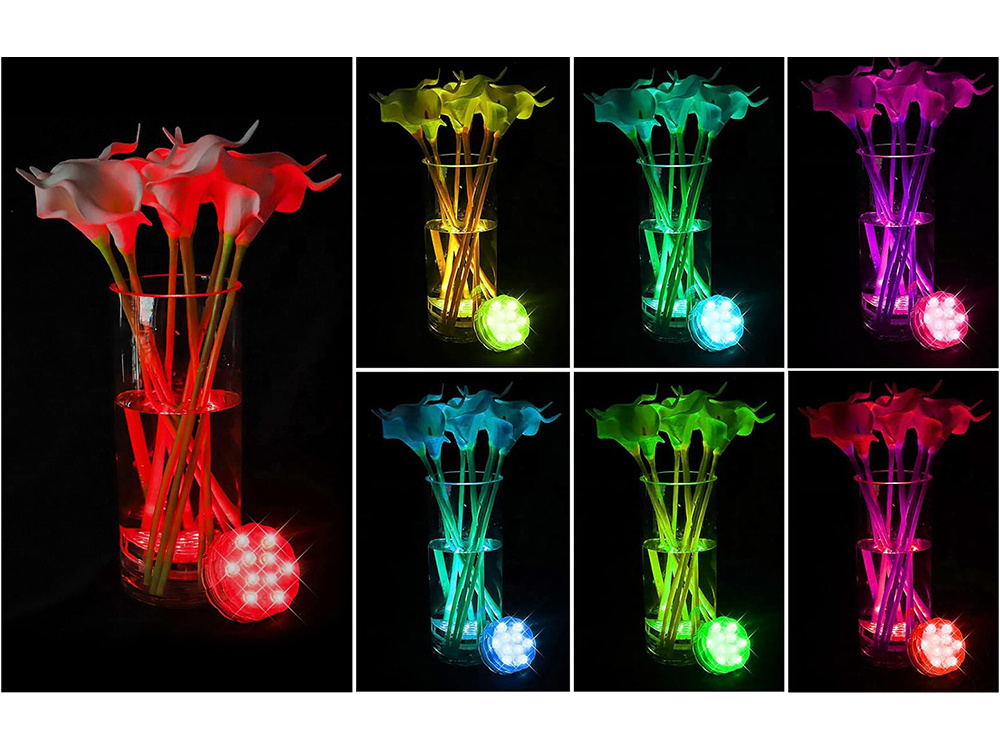Povandeninis šviestuvas baseinui su 10 led, rgb, ip68