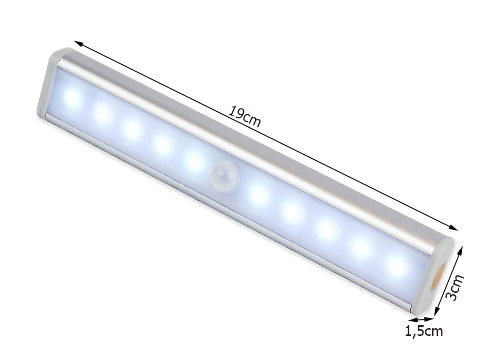 Lipni led juosta su judesio ir šviesos jutikliu