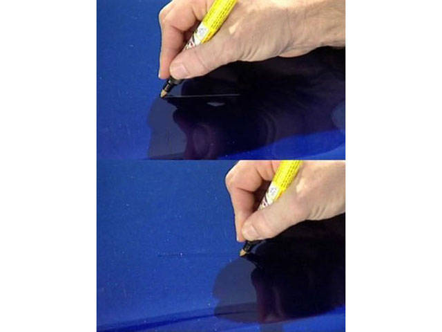 Automobilio įbrėžimų šalinimo pieštukas fix it pro