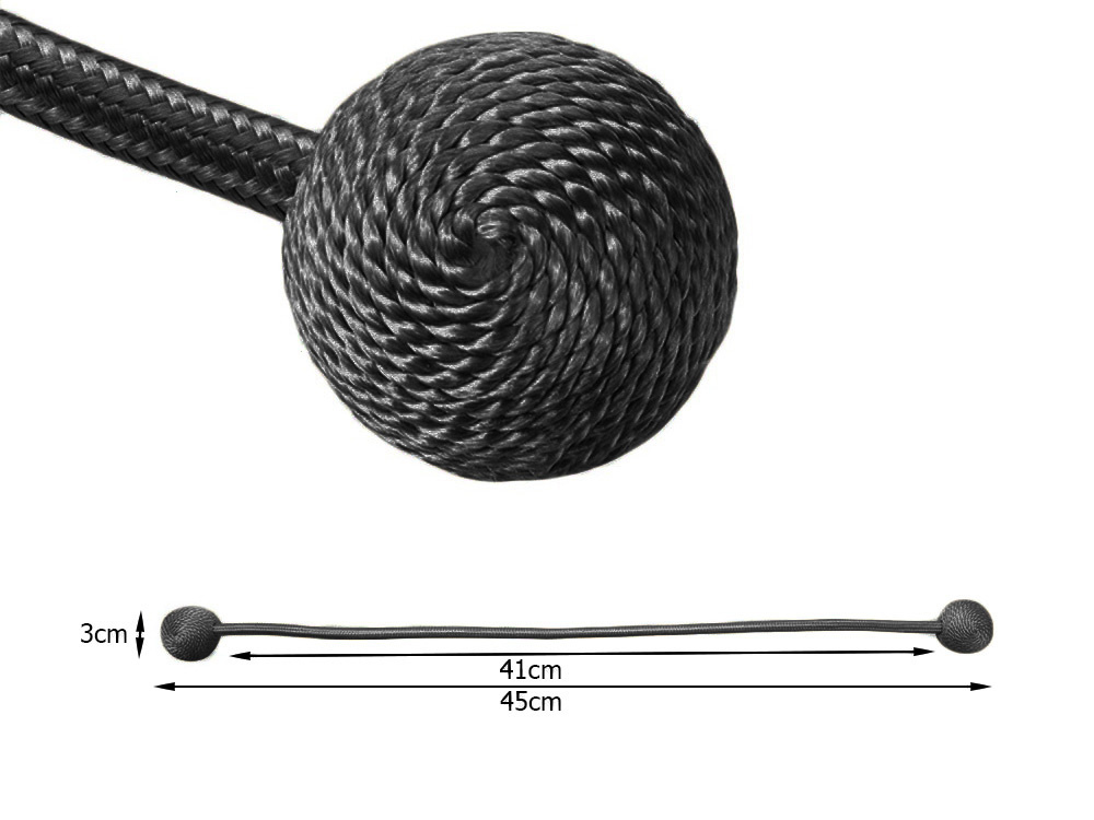 Magnetinės užuolaidų sąsagos, 45 cm, juodos