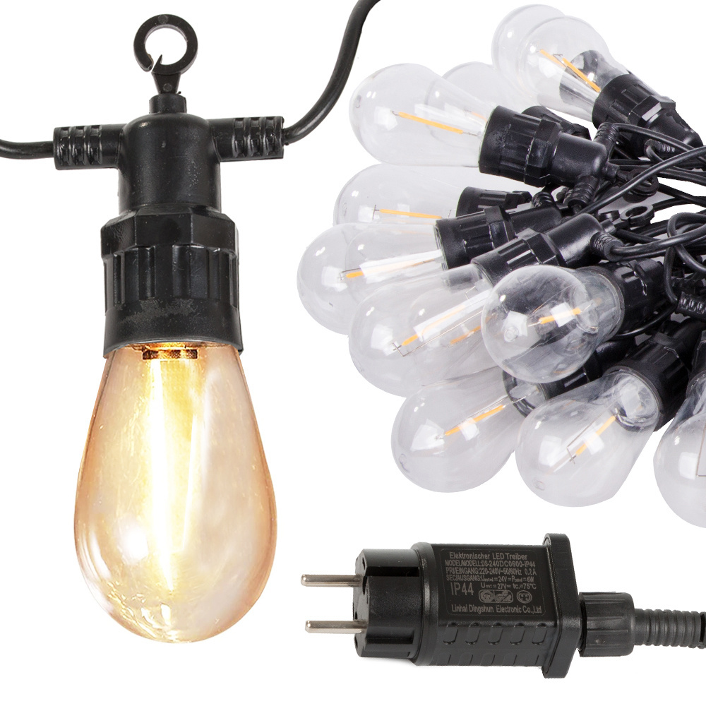Lauko girlianda su 15 led lemputėmis
