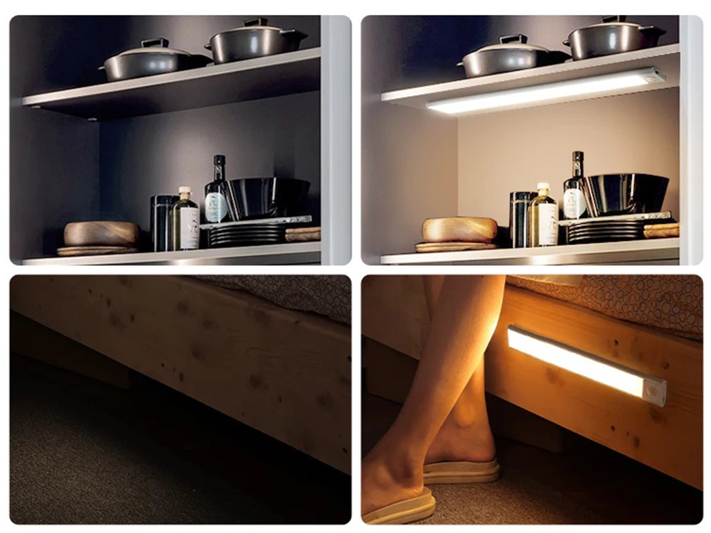 Lipnus led šviestuvas po spintele 30 cm su usb