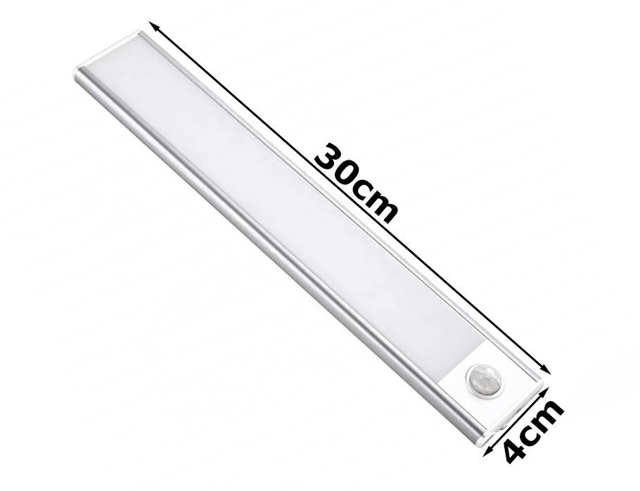 Lipnus led šviestuvas po spintele 30 cm su usb