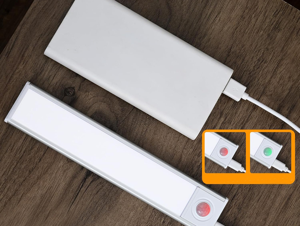 Lipnus led šviestuvas po spintele 30 cm su usb