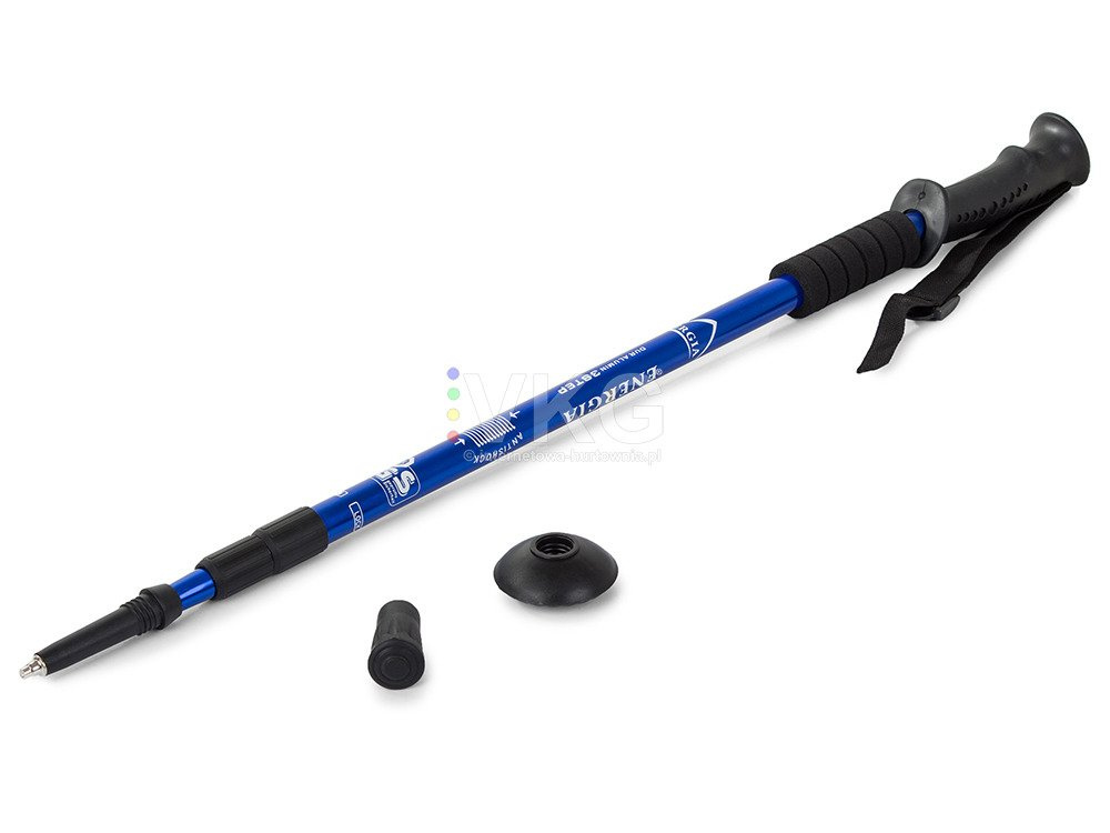 Teleskopinė nordic walking lazda su kompasu