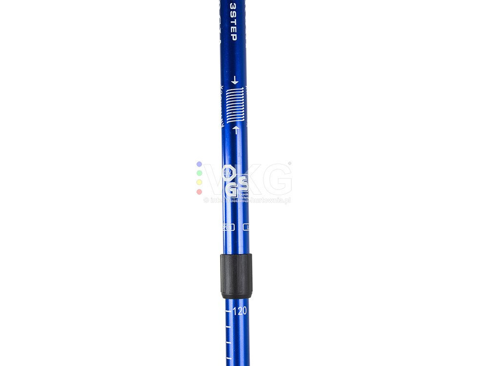 Teleskopinė nordic walking lazda su kompasu