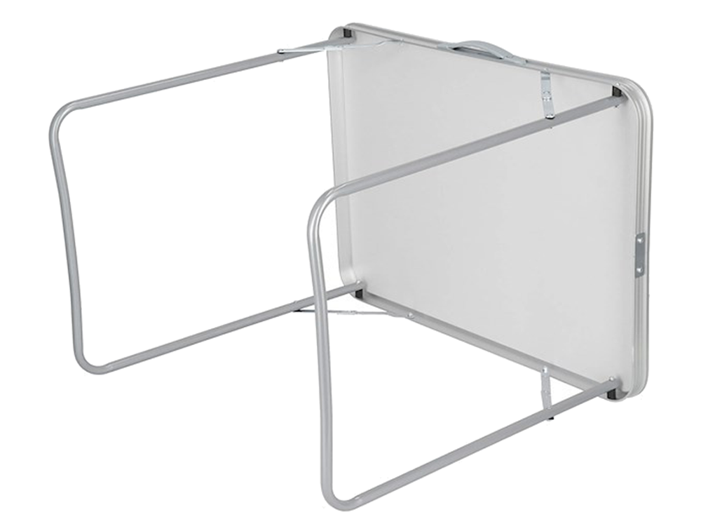 Sulankstomas lauko stalas kempingui, 70x50x60 cm, rudas