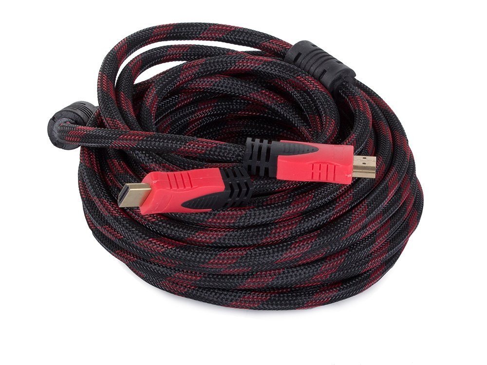 Hdmi kabelis 10m 4k 3d 48 bitų