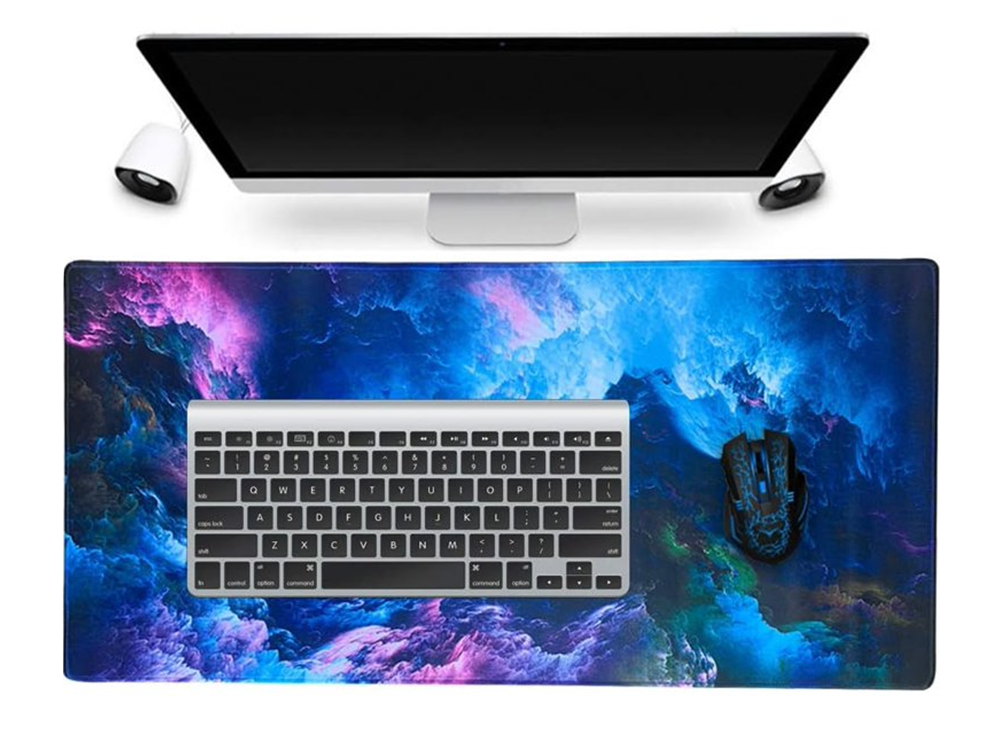 Žaidimų pelės kilimėlis led xxl 90x40 cm