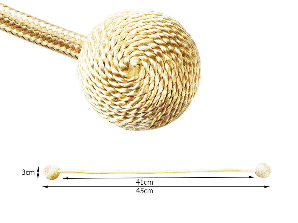 Dekoratyvinės užuolaidų sąsagos su magnetu, 45 cm, 2 vnt.