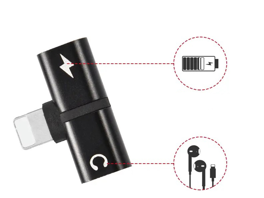 Adapteris lightning ipad iphone 2 viename