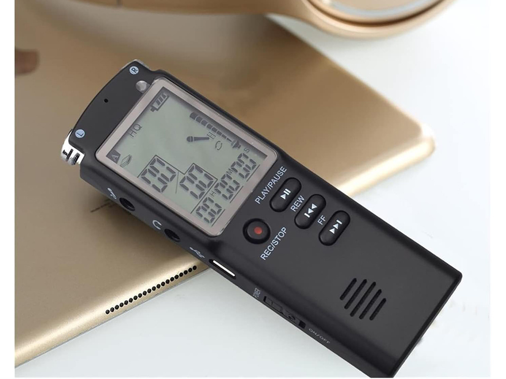 Diktofonas su mp3 grotuvu ir mikrofonu, 8gb