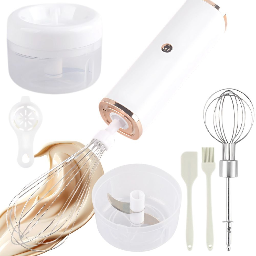 Rankinis mikseris 3in1 su usb įkrovimu, 30w