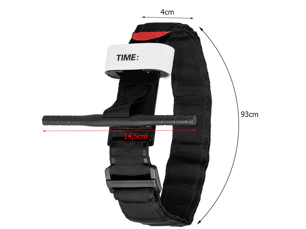 Turniketas 93 cm, juoda