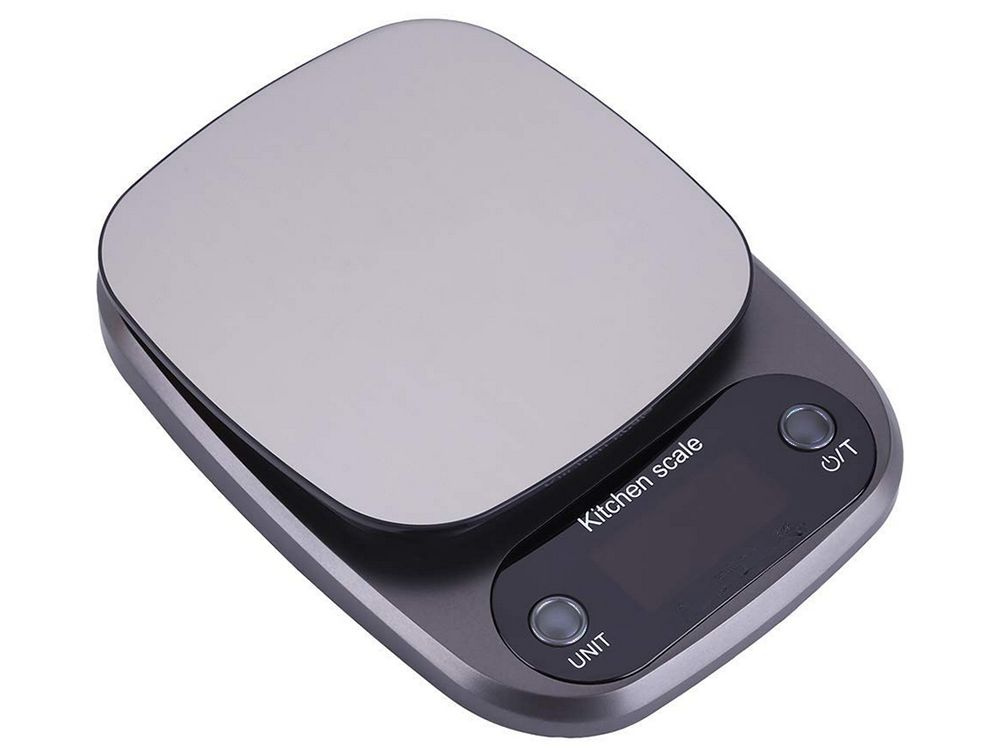 Elektroninės virtuvinės svarstyklės su lcd ekranu, 0-3 kg, 0.1 g tikslumas