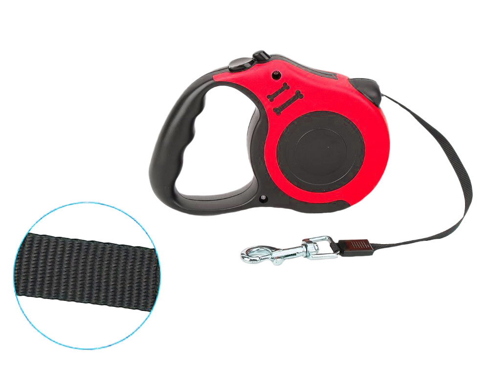Automatinis pavadėlis šunims, 5m, 15kg