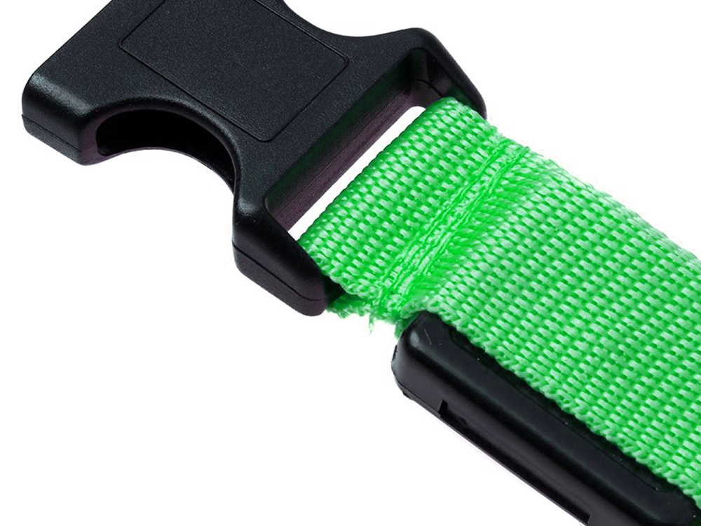 Šviečiantis led antkaklis šunims ir katėms, 59 cm, žalias