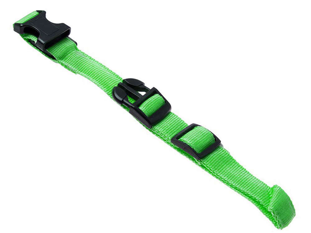 Šviečiantis led antkaklis šunims ir katėms, 59 cm, žalias