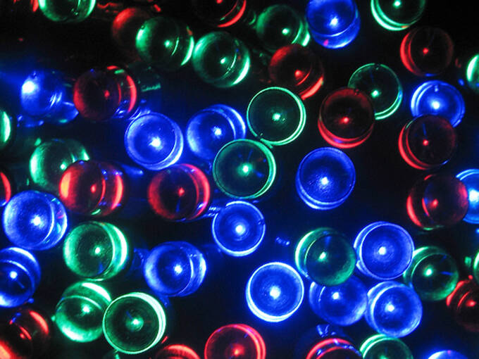 Kalėdinės lemputės 300 led, įvairiaspalvės, 8 režimai