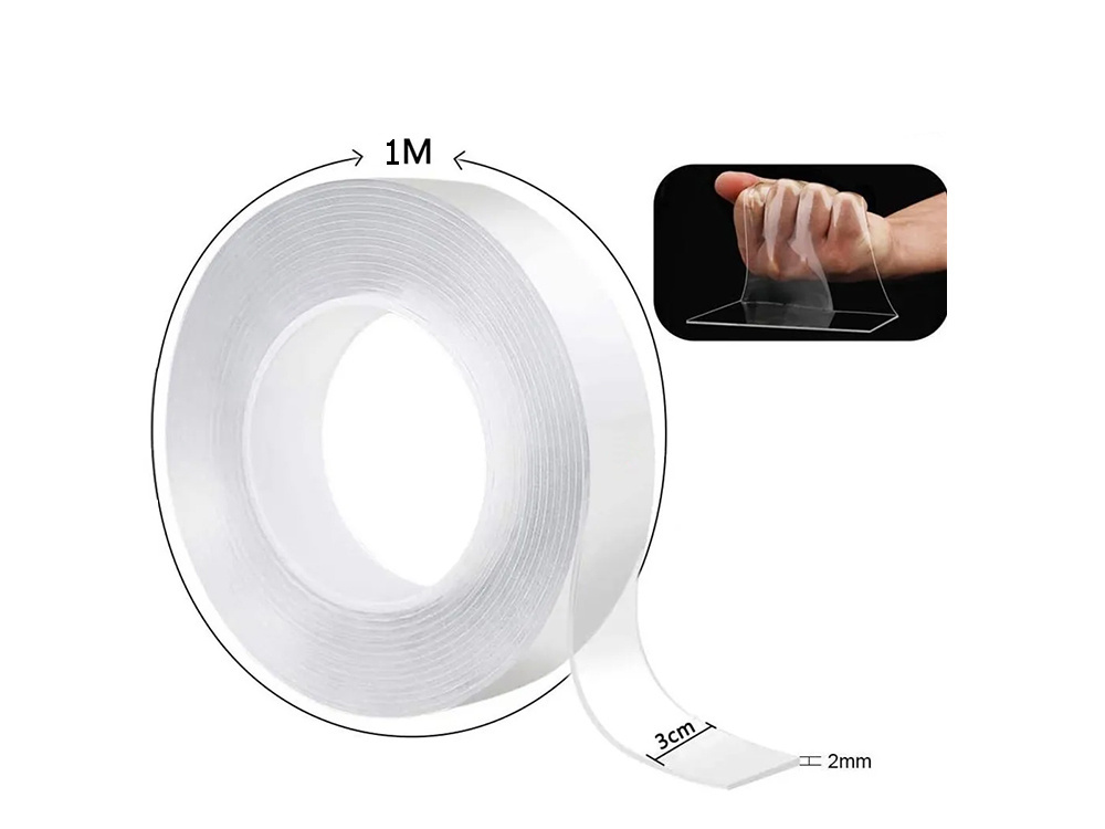 Dvipusė permatoma juosta, 1 m