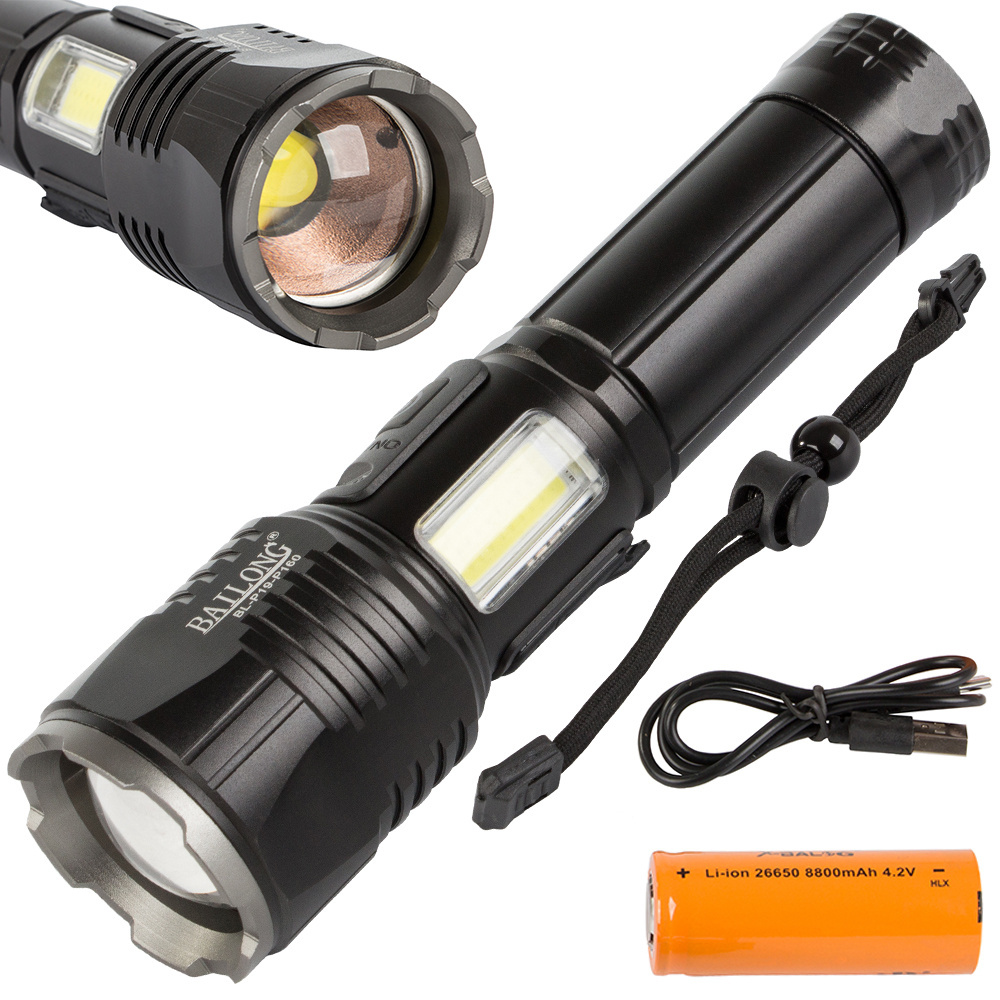 Prožektorius bailong p19 su led cree xhp160 ir cob